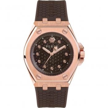 Philipp Plein Extreme Lady Crystal Watch, Brown female, Size: ONE SIZE