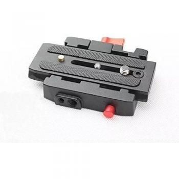 Goliton® Placa de montaje rápido Quick Release Plate General Manfrotto 501 500Ah 701HDV 503HDV Q5 