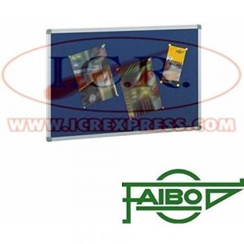 Tablero de corcho Faibo 60x90 cm Tapizado en Azul