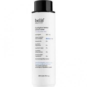 Belif Eucalyptus Herbal Extract Toner 200ml - Cosmetics, Hydrating, Soothing, Alcohol-Free, Natural Ingredients