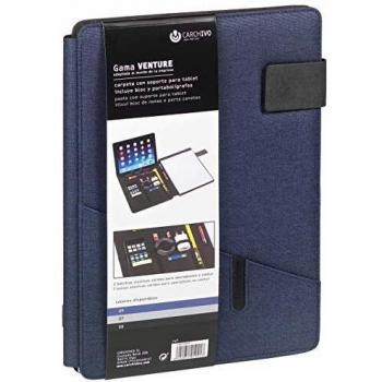 Carchivo - Portadocumentos serie Venture tamaño A4, color azul oscuro