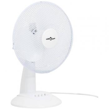 Ventilador de Sobremesa 40W Blanco Ø30 cm 3 Velocidades