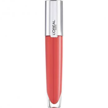 L'Oréal Paris Brilliant Signature Brillo de Labios 410 Inflate 7 ml - Glow Paradise Balm In Gloss Brillo De Labios con Ácido Hialurónico Tono 410 I Inflate 7 ml
