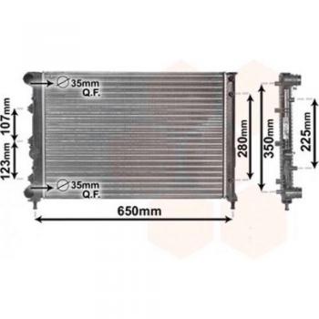 Van Wezel 01002078 Ventilador, refrigeración del Motor