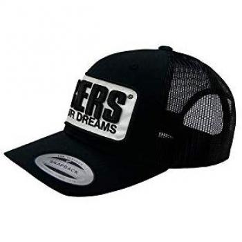 Gorra Trucker 226ERS Curvada con Parche Negro y Blanco, Diseño Ergonómico, Materiales Transpirables y Protección Solar