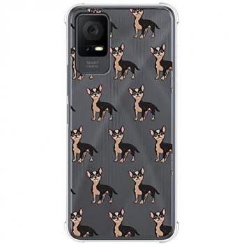 Funda Silicona Antigolpes para TCL 406 con Diseño de Perros 11 Dibujos