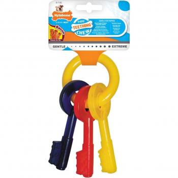 Juguete mordedor Nylabone para perros llaves