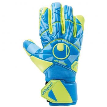 uhlsport Control ABSOLUTGRIP HN Guantes de Portero, Juventud Unisex, Radar Blue/Fluo Yellow/Black, 8.5