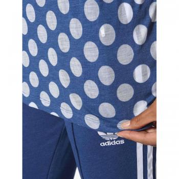 adidas BF Trefoil tee Camiseta, Mujer, Azul