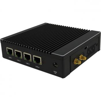 Mini PC Silencioso Sin Ventilador Intel Pentium N3700 4GB 64GB Compatible LAN x 4 Bajo Consumo Energético Plata
