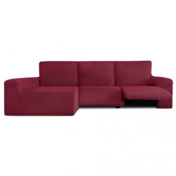 Funda para Chaise Longue de Brazo Largo Izquierdo Eysa JAZ Burdeos 180 x 120 x 360 cm