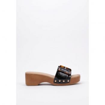 Zuecos Krack Core CAREY 39 Negro mujer