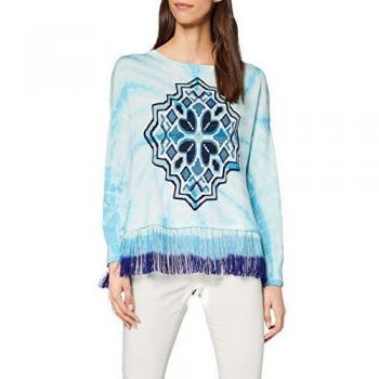 Desigual Jers_chandigarth Chaqueta Punto, Blanco