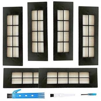BSDY YQWRFEWYT Accesorios de Recambio Filtros para Cecotec Conga Excellence 3090 Robot Aspiradora, Material Premium, Pack Familiar de 6 Filtros