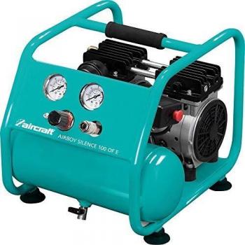 Compresor Airboy Silencio 100 OF E - 103 l/min, 8 bar, 0,68 kW, 230 V, 4 l sin aceite