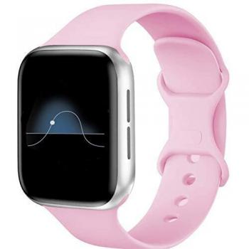 Hviosum Correas Compatible para Apple Watch 44mm 42mm 40mm 38mm, Bandas de Reloj de Repuesto de Silicona Suave para iWatch Series 5/4/3/2/1