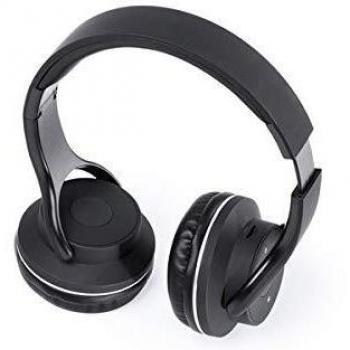 Auriculares de Diadema Plegables Bluetooth con USB y FM 6W Color Negro