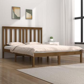 Cama de miel de madera maciza de pino 140x200 cm