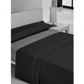 Gale Hayman Libela Vegas Sábanas, Microfibra, Gris Y Negro, Queen, Cama 150