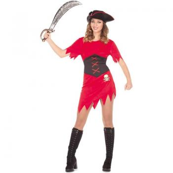 Disfraz de Pirata Roja para mujer My Other Me M/L
