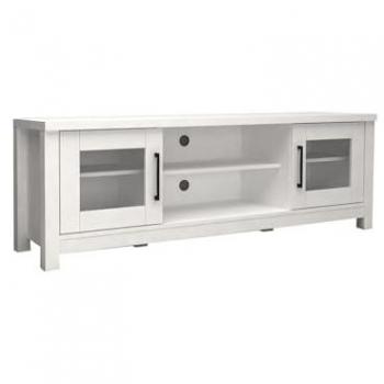 Mueble Bajo TV DN 2 Puertas Blanco 150x52 cm