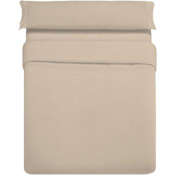Juego de funda nórdica ESTELIA algodón orgánico topo