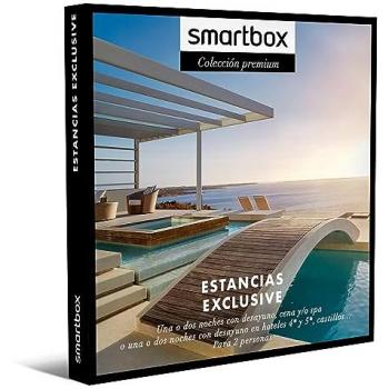 SmartBox Estancias Exclusive - Caja Regalo para 2 Personas con opción de 1 o 2 Noches, Desayuno y Cena o SPA