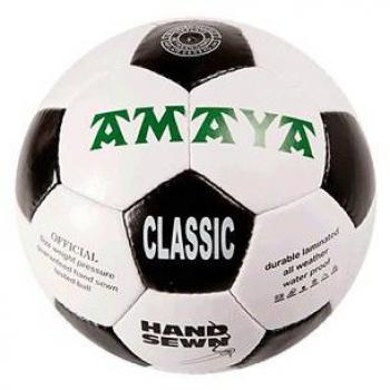 Amaya 700107 Balón de Fútbol, Blanco, Talla Única