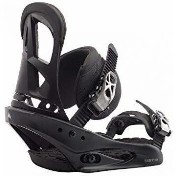 Burton Stiletto Fijaciones de Snowboard, Mujeres, Black, M