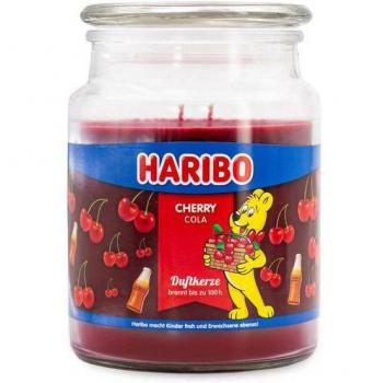 Vela Perfumada de Soja Haribo Cherry Cola - Bote Grande 510 g