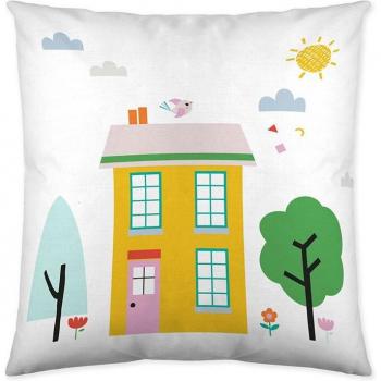 Funda de cojín vacío infantil 100% algodón Trafic LR 50x50 cm Cool Kids fabricado en España