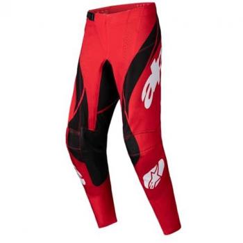Pantalones de Cross Alpinestars Techstar Dreem Rojo Intenso-Negro