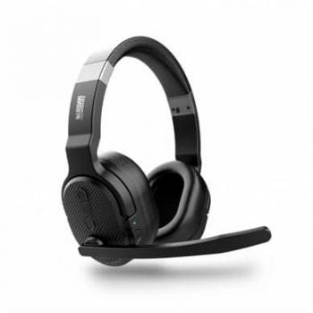 Auriculares Inalámbricos Diadema Gaming USB Tipo C Bluetooth con Base de Carga Negro - Urban Factory MOVEE COMFORT