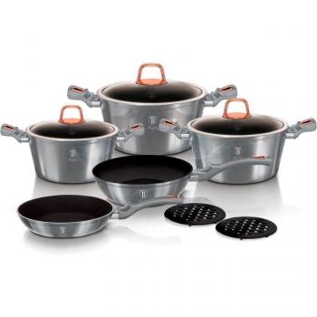 Berlinger Haus Moonlight Batería de Cocina 10 Piezas Aluminio Forjado