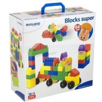 Miniland - Super Block (64 piezas)
