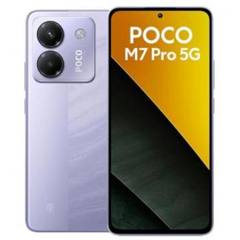 Smartphone POCO M7 Pro 5G Morado 8 GB RAM + 256 GB Almacenamiento, Pantalla 6.67, Cámara 50 MP, Batería 5110 mAh, Carga Rápida