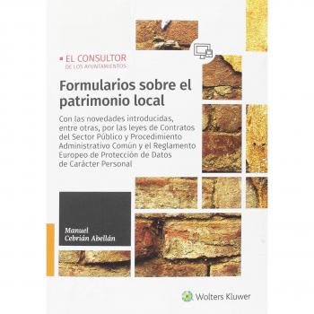 Formularios sobre el patrimonio local. Con las novedades introducidas, entre otr - Manuel Cebrián Abellán