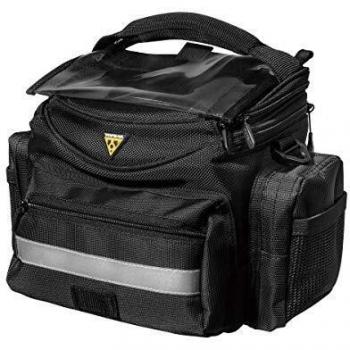 Topeak Handlebar Bag Tourguide, Bolsa de Manillar para Bicicleta, Negro, Talla única