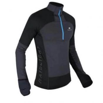 Manga larga Raidlight Wintertrail LS Top hombre negro gris oscuro