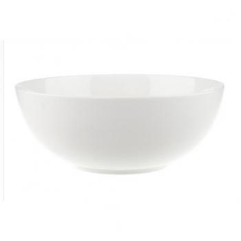 Villeroy & Boch Anmut Round Serving Bowl - Premium White Porcelain, 23 cm
