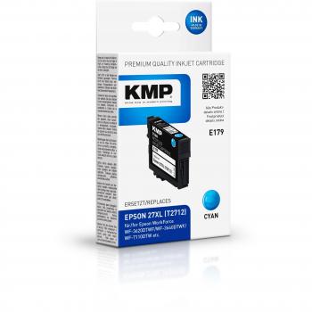 Cartucho de Tinta KMP E179 Compatible con Epson 27XL (T2712) Cian 11ml hasta 1100 páginas