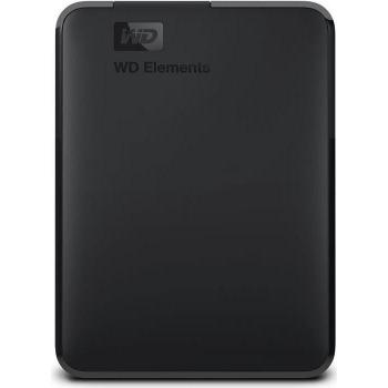 Western Digital Elements 6TB Portable External Hard Drive, 2.5, Micro-USB B, USB 3.2 Gen 1 (3.1 Gen 1), Black