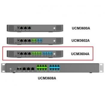 Grandstream UCM6304A - Centralita IP para hasta 1000 usuarios y 150 llamadas simultáneas