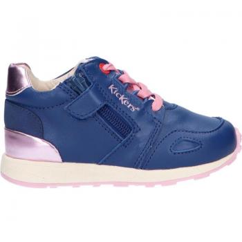 Zapatillas Deportivas KICKERS Denver Mid 829780 para Niña y Niño en Color Azul y Rosa, Talla 23