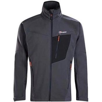 Berghaus Ghlas Softshell Chaqueta de Caballero, Gris Oscuro, M