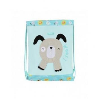 Saco Plano Junior Facil Limpieza Safta Preescolar Dog 26cm x 34cm