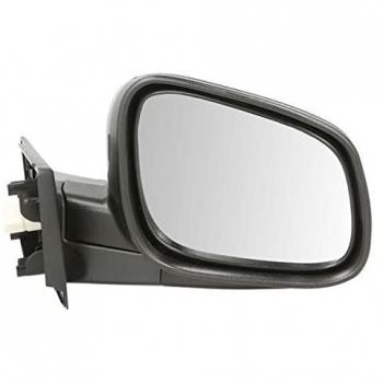 Espejo retrovisor Alkar 6128456 - Espejos exteriores con ajuste manual, diseño aerodinámico, acabado en negro, compatible con múltiples modelos de vehículos