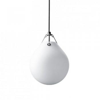 Lámpara colgante Louis Poulsen Moser Ø 18,5 cm - E27, vidrio blanco mate
