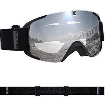 Salomon, Xview, Gafas de esquí unisex, Negro/Blanco