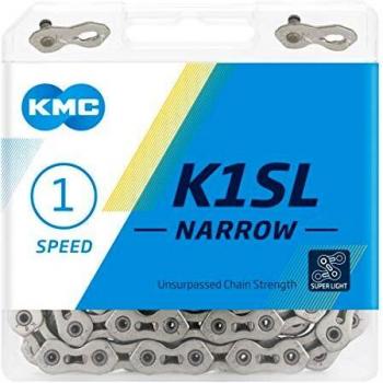 Cadena para bicicleta KMC K1SL Narrow 1V Plata 100 eslabones